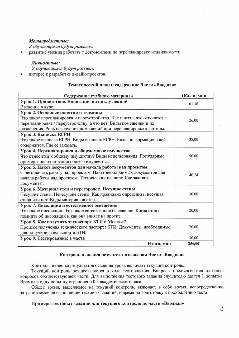 Образовательная программа — страница 13 из 42