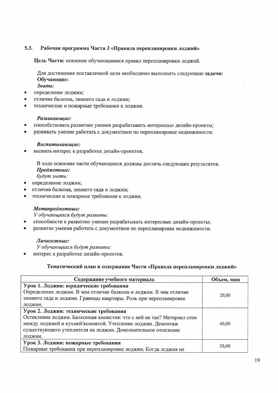 Образовательная программа — страница 19 из 42