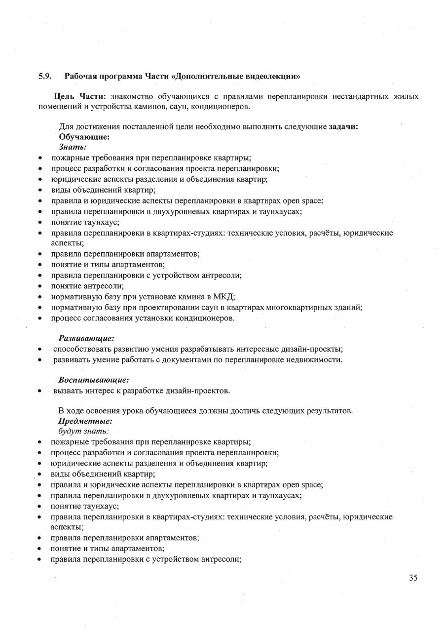 Образовательная программа — страница 35 из 42
